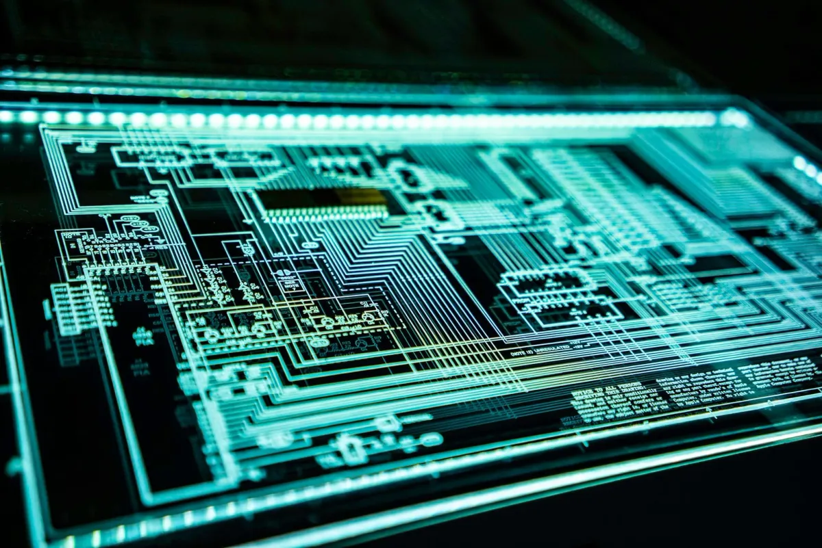 Rows of glowing data on a screen, the code behind smart contract developer jobs