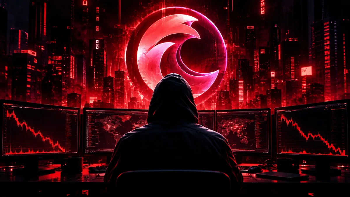 Red emergency light in a server room, hero for crypto incident response jobs guide