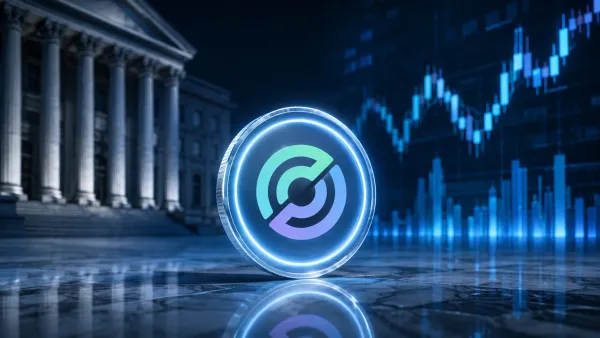 Circle (USDC) logo on a clean fintech background, hero for a guide to getting hired at Circle