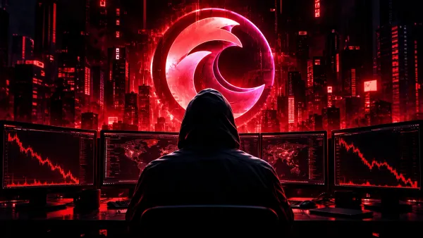 Red emergency light in a server room, hero for crypto incident response jobs guide